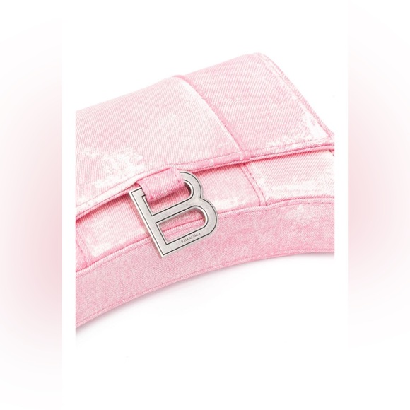 Balenciaga NWT Hourglass Leather Wallet on a Chain - Picture 3 of 12